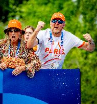 Paris 2024 - Dutch Royals At Mountain Bike Cross-Country Final
