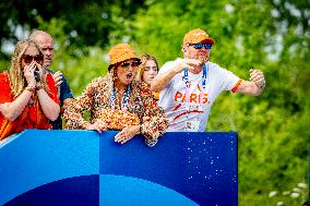 Paris 2024 - Dutch Royals At Mountain Bike Cross-Country Final