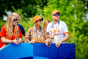 Paris 2024 - Dutch Royals At Mountain Bike Cross-Country Final