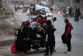 Israeli Evacuation Orders In The Central Gaza Strip