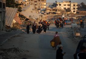 Israeli Evacuation Orders In The Central Gaza Strip