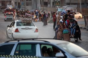 Israeli Evacuation Orders In The Central Gaza Strip