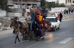 Israeli Evacuation Orders In The Central Gaza Strip