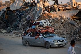 Israeli Evacuation Orders In The Central Gaza Strip