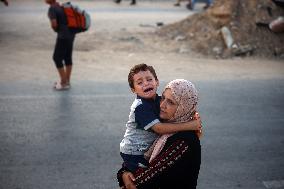 Israeli Evacuation Orders In The Central Gaza Strip