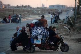 Israeli Evacuation Orders In The Central Gaza Strip