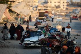 Israeli Evacuation Orders In The Central Gaza Strip