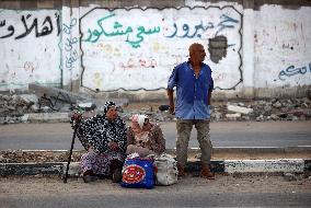 Israeli Evacuation Orders In The Central Gaza Strip