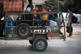 Israeli Evacuation Orders In The Central Gaza Strip