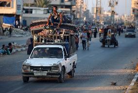 Israeli Evacuation Orders In The Central Gaza Strip