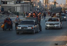 Israeli Evacuation Orders In The Central Gaza Strip