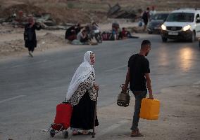 Israeli Evacuation Orders In The Central Gaza Strip