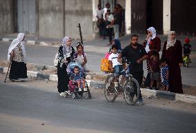 Israeli Evacuation Orders In The Central Gaza Strip