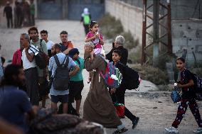 Israeli Evacuation Orders In The Central Gaza Strip