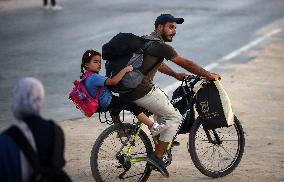 Israeli Evacuation Orders In The Central Gaza Strip