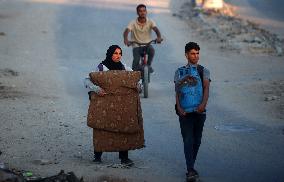 Israeli Evacuation Orders In The Central Gaza Strip