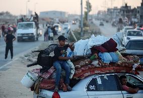 Israeli Evacuation Orders In The Central Gaza Strip