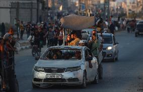 Israeli Evacuation Orders In The Central Gaza Strip