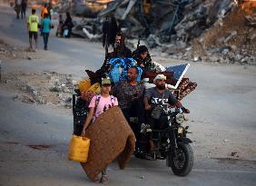 Israeli Evacuation Orders In The Central Gaza Strip