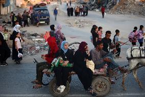 Israeli Evacuation Orders In The Central Gaza Strip