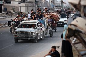 Israeli Evacuation Orders In The Central Gaza Strip