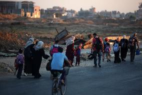 Israeli Evacuation Orders In The Central Gaza Strip