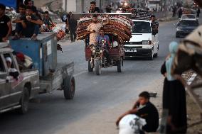 Israeli Evacuation Orders In The Central Gaza Strip