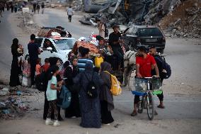 Israeli Evacuation Orders In The Central Gaza Strip