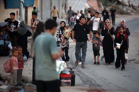 Israeli Evacuation Orders In The Central Gaza Strip