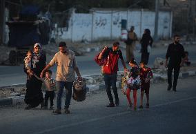 Israeli Evacuation Orders In The Central Gaza Strip