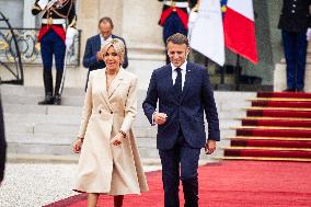 Reception Of Heads Of State To Mark The Opening Of The Paris 2024 Olympics At The Elysée Palace, In Paris