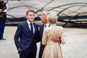 Reception Of Heads Of State To Mark The Opening Of The Paris 2024 Olympics At The Elysée Palace, In Paris