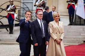 Reception Of Heads Of State To Mark The Opening Of The Paris 2024 Olympics At The Elysée Palace, In Paris