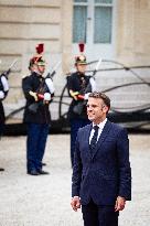 Reception Of Heads Of State To Mark The Opening Of The Paris 2024 Olympics At The Elysée Palace, In Paris