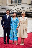 Reception Of Heads Of State To Mark The Opening Of The Paris 2024 Olympics At The Elysée Palace, In Paris