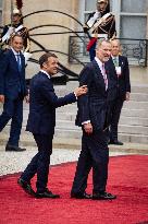 Reception Of Heads Of State To Mark The Opening Of The Paris 2024 Olympics At The Elysée Palace, In Paris