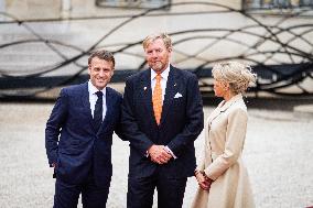 Reception Of Heads Of State To Mark The Opening Of The Paris 2024 Olympics At The Elysée Palace, In Paris