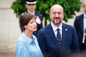 Reception Of Heads Of State To Mark The Opening Of The Paris 2024 Olympics At The Elysée Palace, In Paris