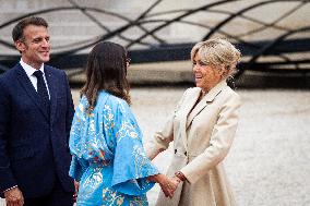 Reception Of Heads Of State To Mark The Opening Of The Paris 2024 Olympics At The Elysée Palace, In Paris