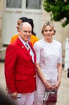 Reception Of Heads Of State To Mark The Opening Of The Paris 2024 Olympics At The Elysée Palace, In Paris