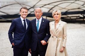 Reception Of Heads Of State To Mark The Opening Of The Paris 2024 Olympics At The Elysée Palace, In Paris