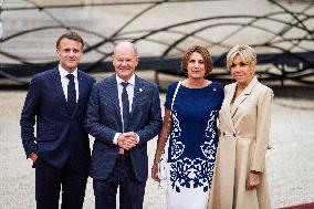 Reception Of Heads Of State To Mark The Opening Of The Paris 2024 Olympics At The Elysée Palace, In Paris