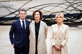 Reception Of Heads Of State To Mark The Opening Of The Paris 2024 Olympics At The Elysée Palace, In Paris