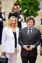 Reception Of Heads Of State To Mark The Opening Of The Paris 2024 Olympics At The Elysée Palace, In Paris