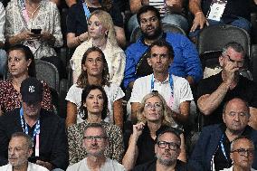 Paris 2024 - Carrefour CEO Alexandre Bompard With Daughter