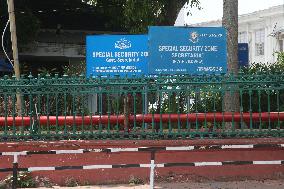 Kerala Secretariat Building In Thiruvananthapuram