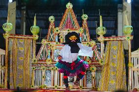 Sri Lankan Traditional Dancers Perform On The Stage