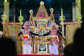 Sri Lankan Traditional Dancers Perform On The Stage