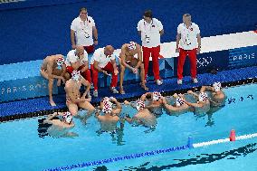 (PARIS2024) FRANCE-SAINT-DENIS-OLY-WATER POLO