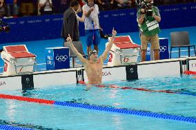 Olympic Games Paris 2024 - Swimming - Men's 100m Breaststroke Final